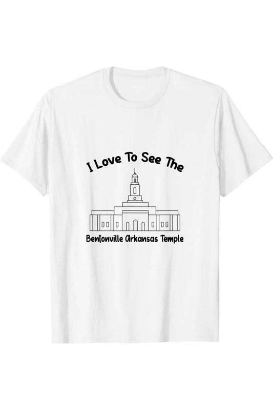 Bentonville Arkansas Temple T-Shirt - Primary Style (English) US