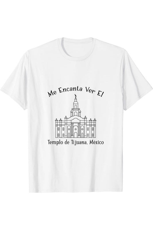 Tijuana Mexico Temple T-Shirt - Happy Style (English) US