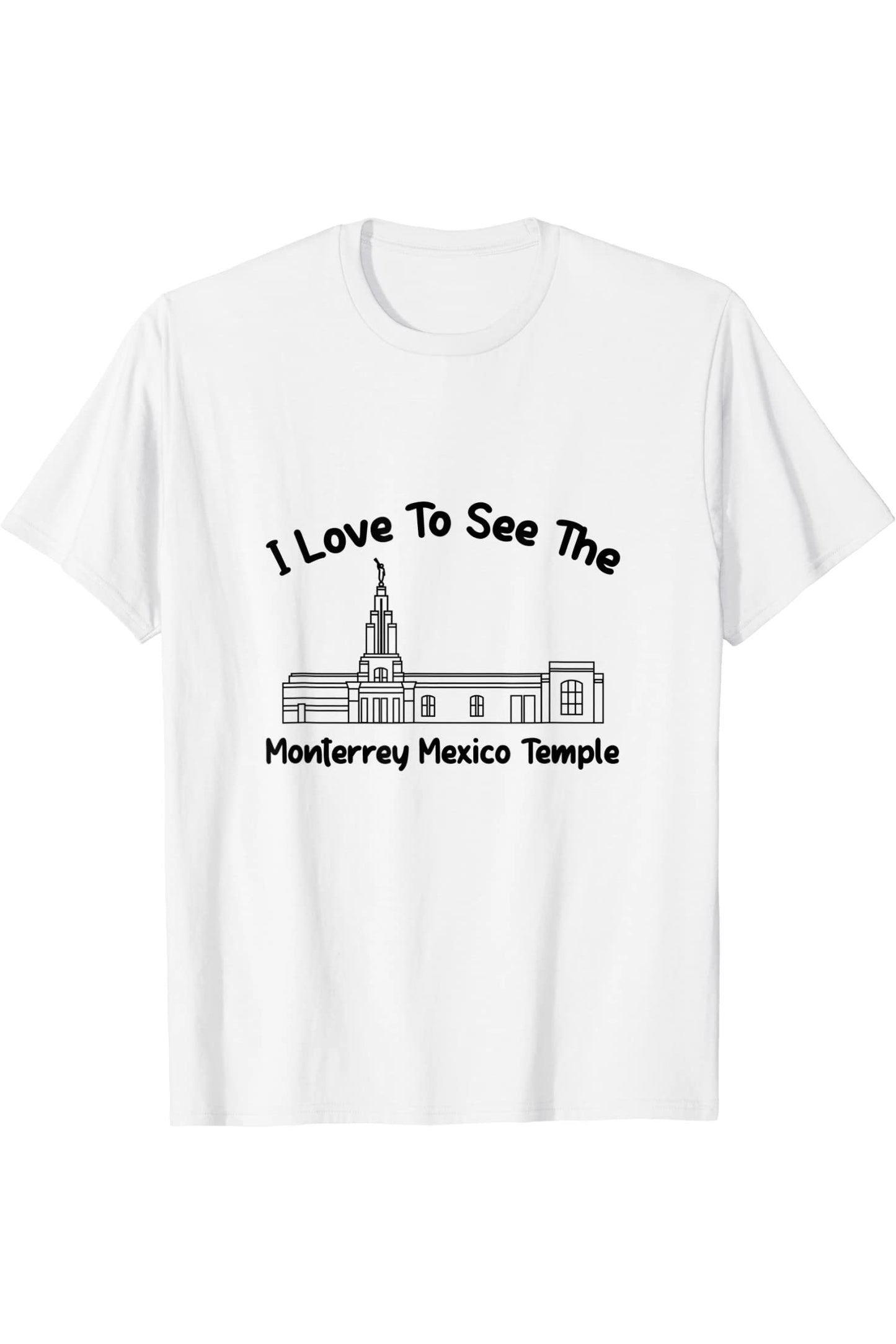 Monterrey Mexico Temple T-Shirt - Primary Style (English) US