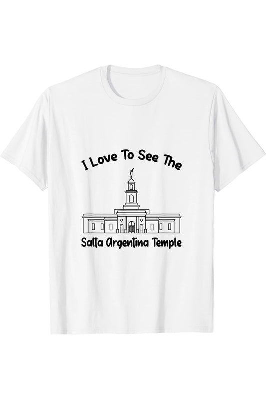 Salta Argentina Temple T-Shirt - Primary Style (English) US
