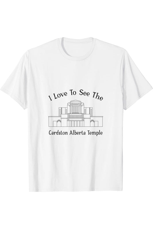 Cardston Alberta Temple T-Shirt - Happy Style (English) US
