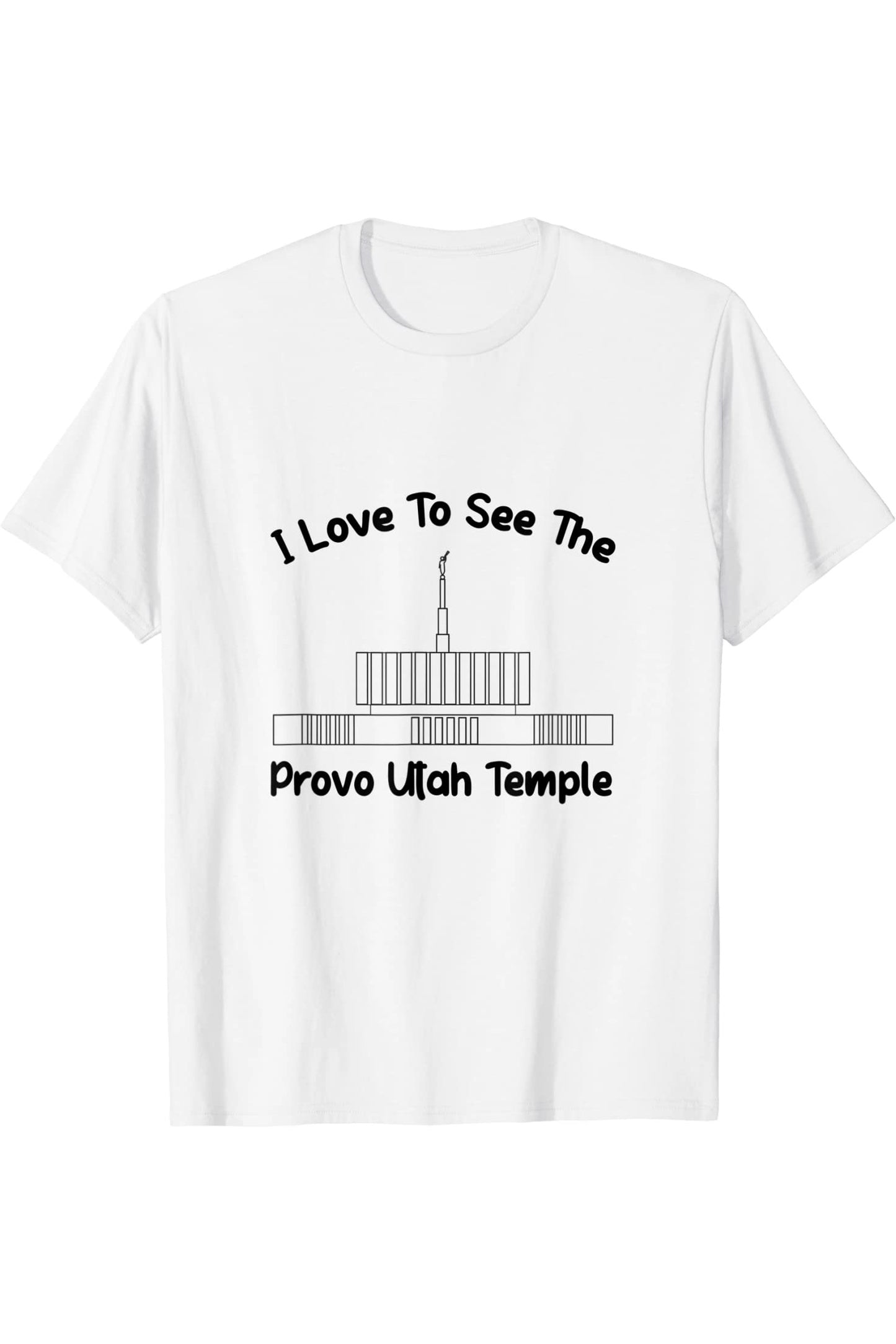 Provo Utah Temple T-Shirt - Primary Style (English) US