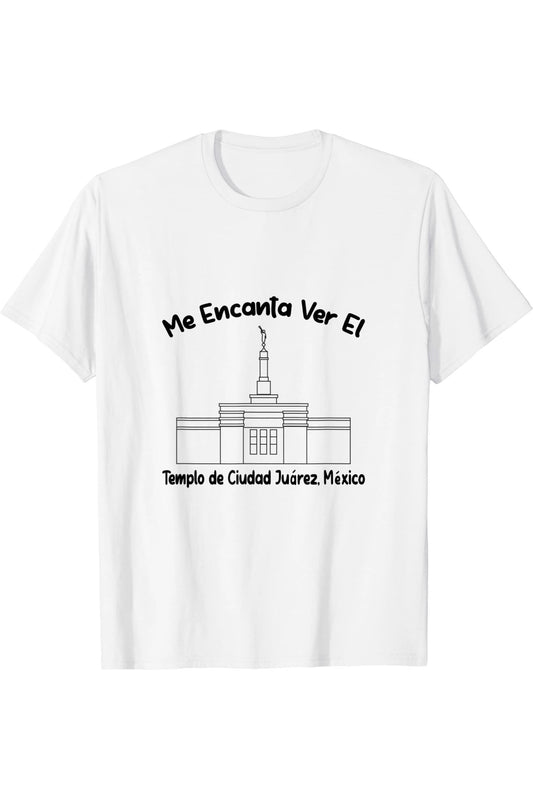 Ciudad Juarez Mexico Temple T-Shirt - Primary Style (Spanish) US