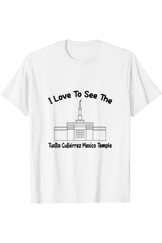 Tuxtla Gutierrez Mexico Temple T-Shirt - Primary Style (English) US
