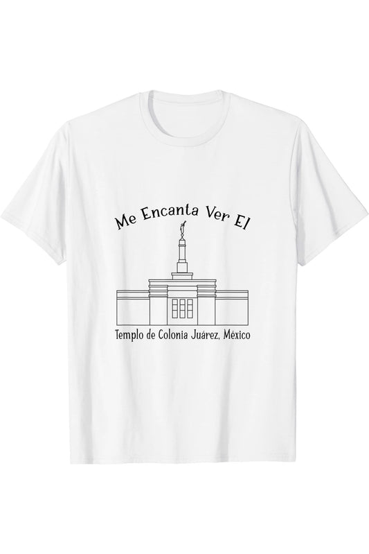 Colonia Juarez Chihuahua Mexico Temple T-Shirt - Happy Style (Spanish) US