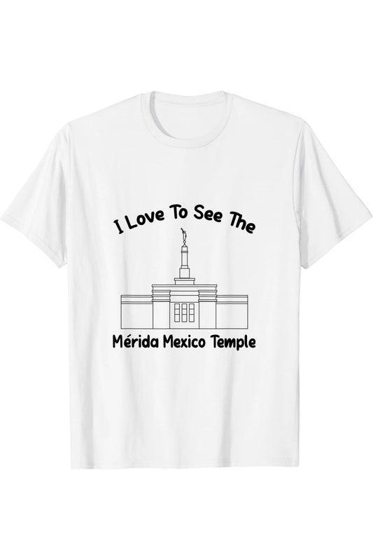 Merida Mexico Temple T-Shirt - Primary Style (English) US
