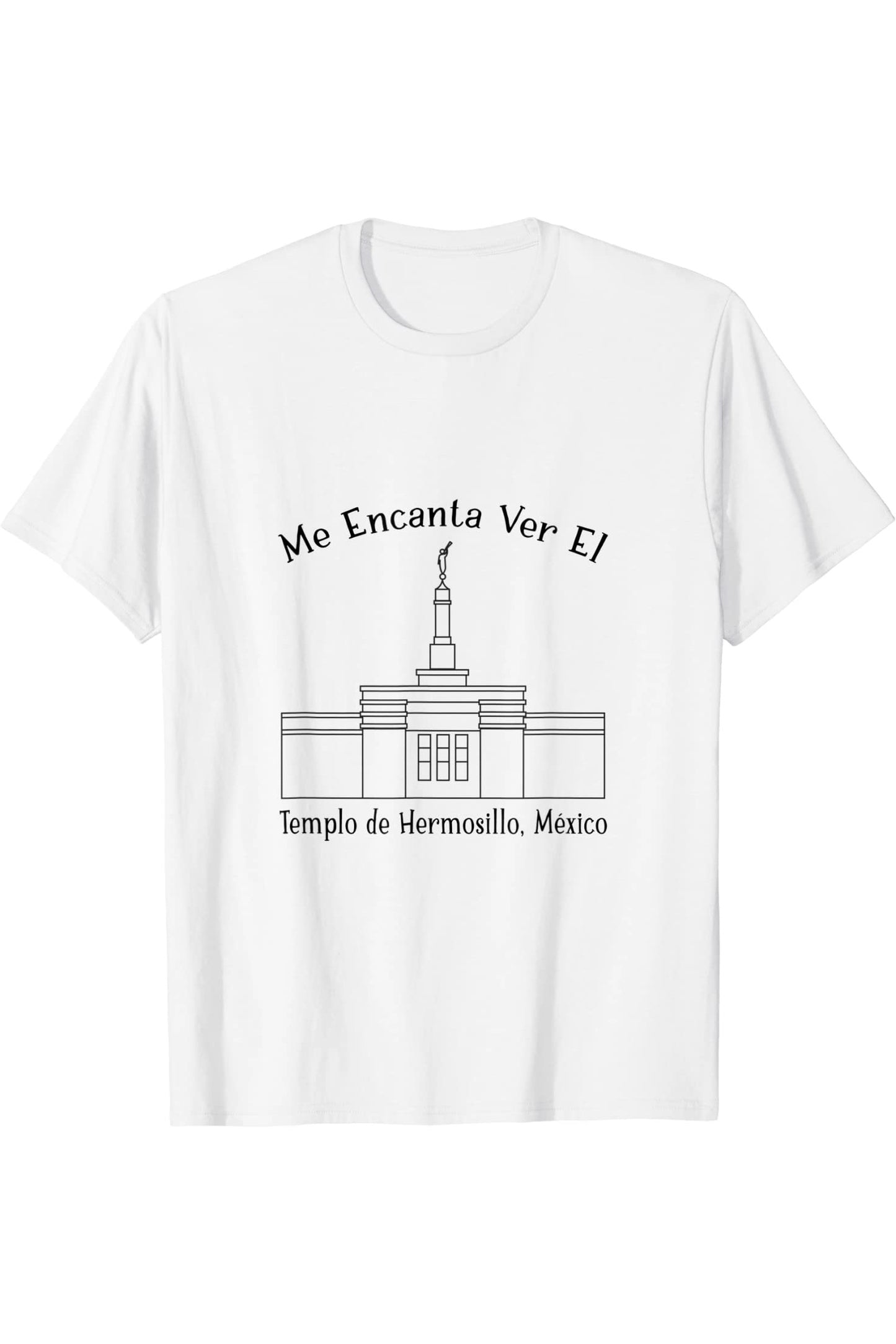 Hermosillo Mexico Temple T-Shirt - Happy Style (Spanish) US