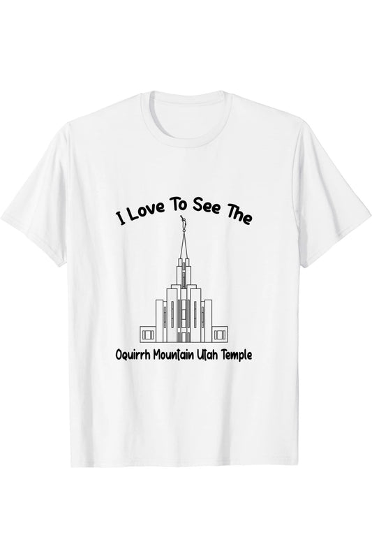 Oquirrh Mountain Utah Temple T-Shirt - Primary Style (English) US