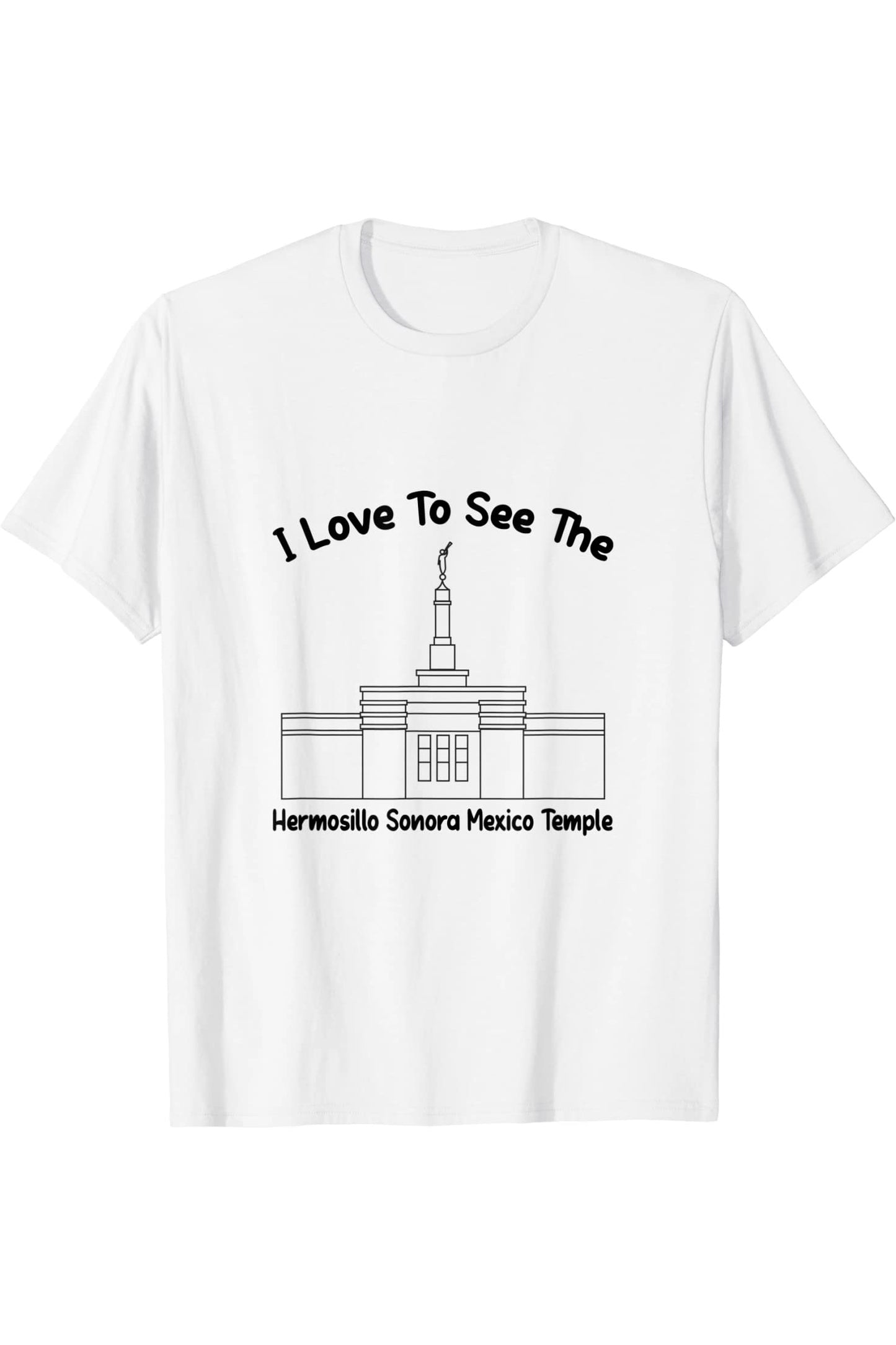 Hermosillo Sonora Mexico Temple T-Shirt - Primary Style (English) US
