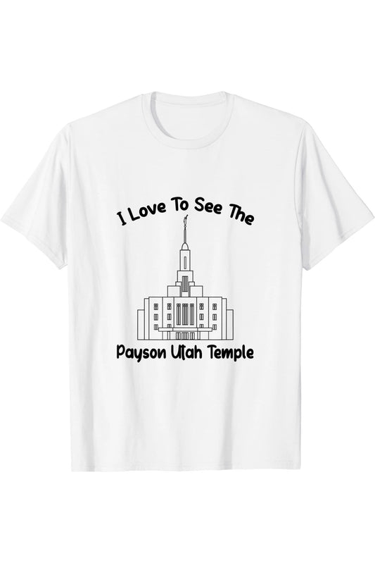 Payson Utah Temple T-Shirt - Primary Style (English) US