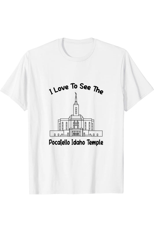 Pocatello Idaho Temple T-Shirt - Primary Style (English) US