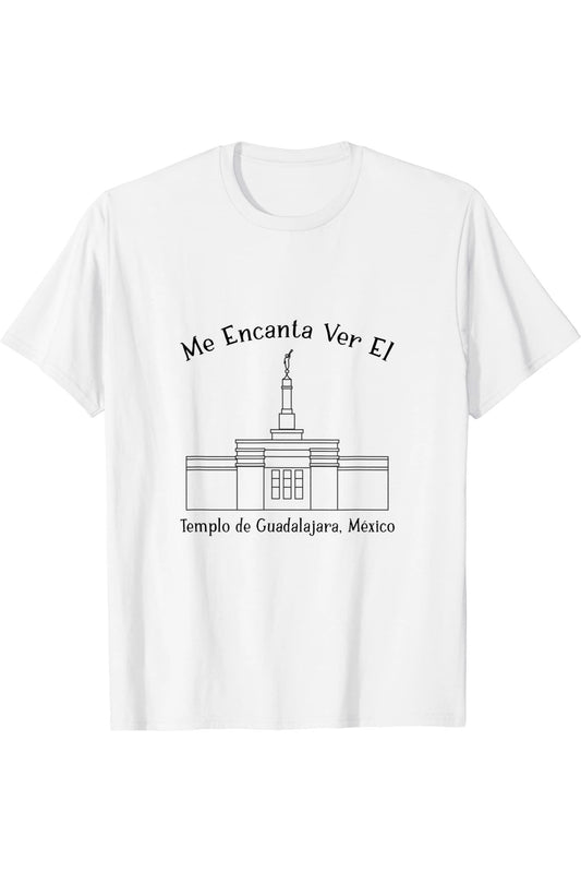 Guadalajara Mexico Temple T-Shirt - Happy Style (Spanish) US