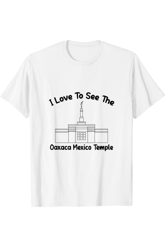 Oaxaca Mexico Temple T-Shirt - Primary Style (English) US