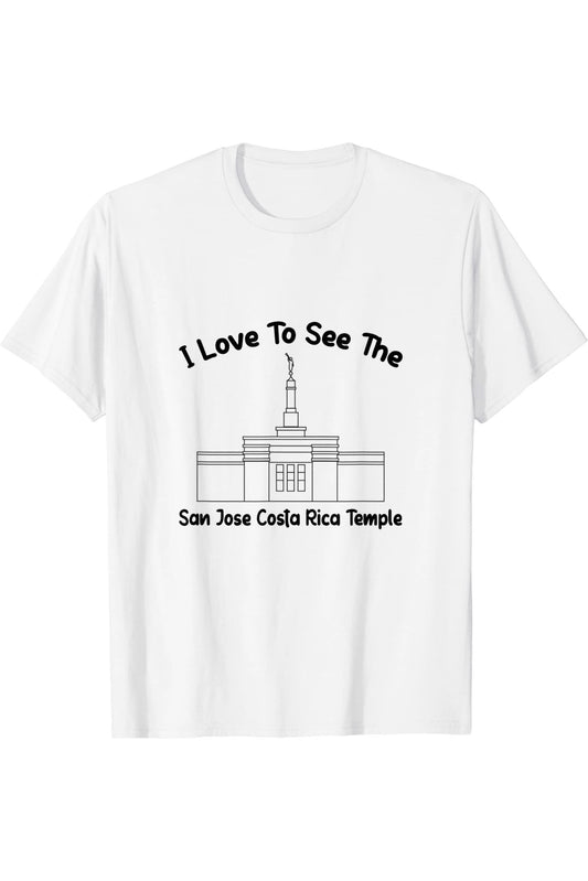 San Jose Costa Rica Temple T-Shirt - Primary Style (English) US