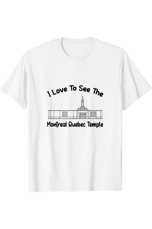 Montreal Quebec Temple T-Shirt - Primary Style (English) US