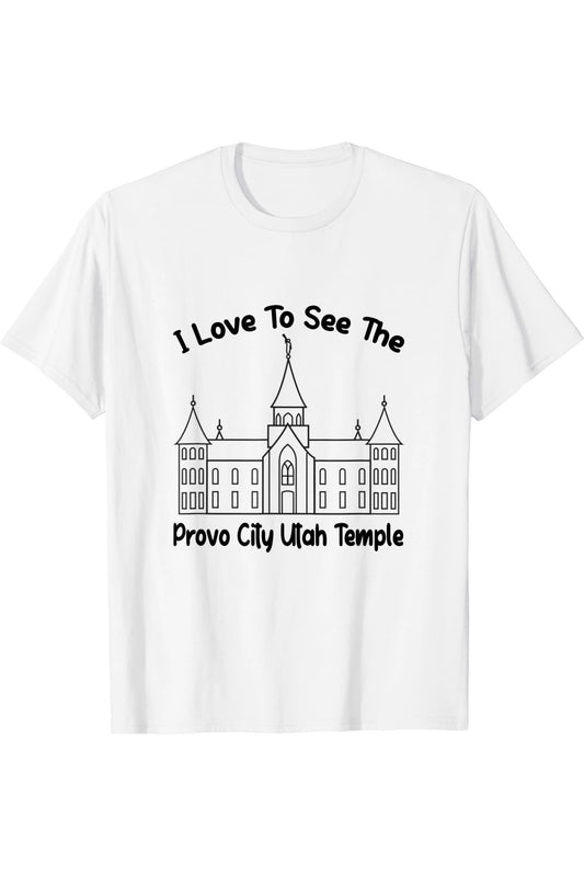 Provo City Center Utah Temple T-Shirt -  Style (English) US