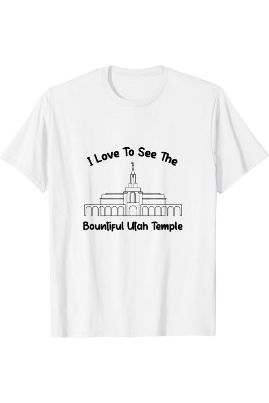 Bountiful Utah Temple T-Shirt - Primary Style (English) US