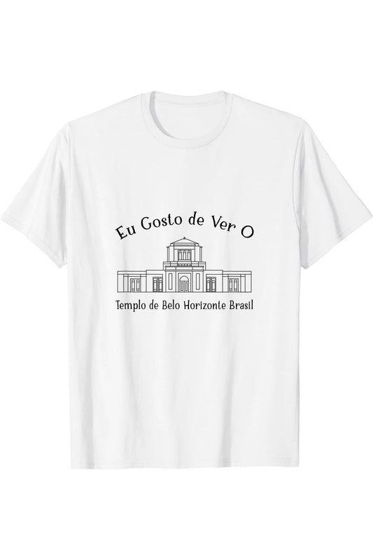 Belo Horizonte Brazil Temple T-Shirt - Happy Style (Portuguese) US