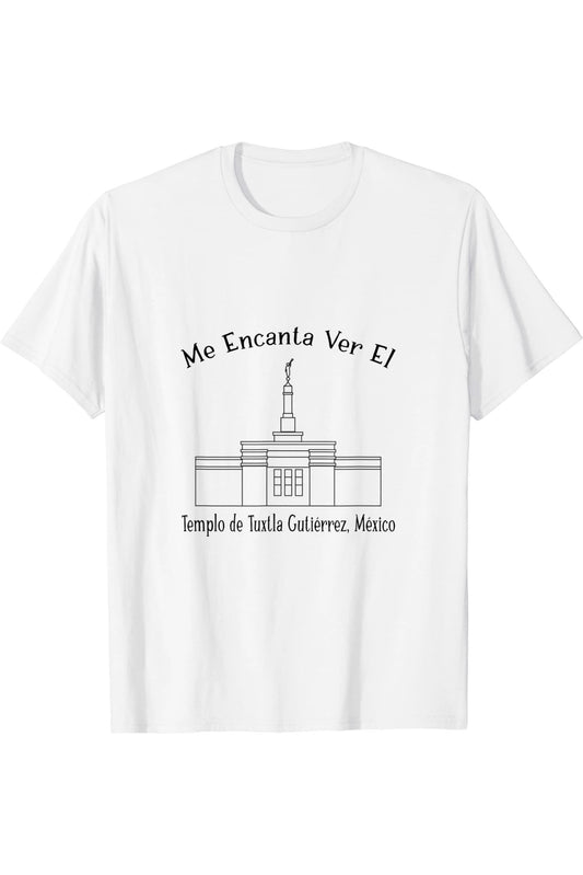 Tuxtla Mexico Temple T-Shirt - Happy Style (Spanish) US