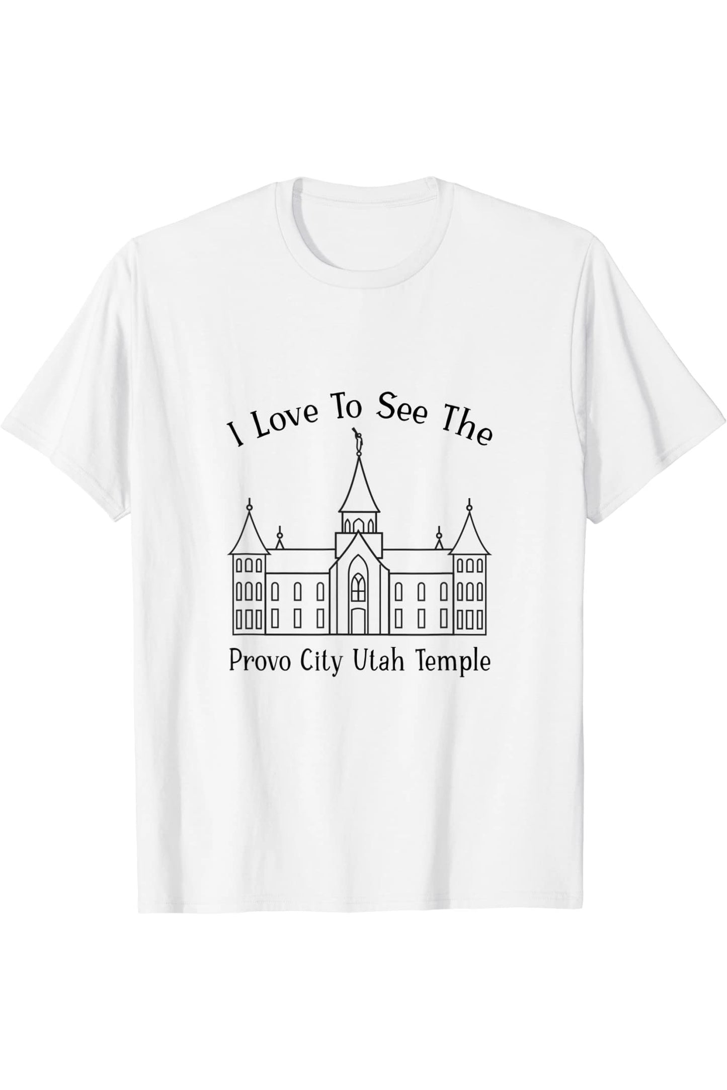 Provo City Center Utah Temple T-Shirt -  Style (English) US