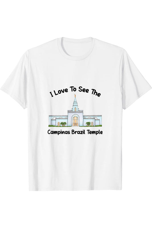 Campinas Brazil Temple T-Shirt - Primary Style (English) US