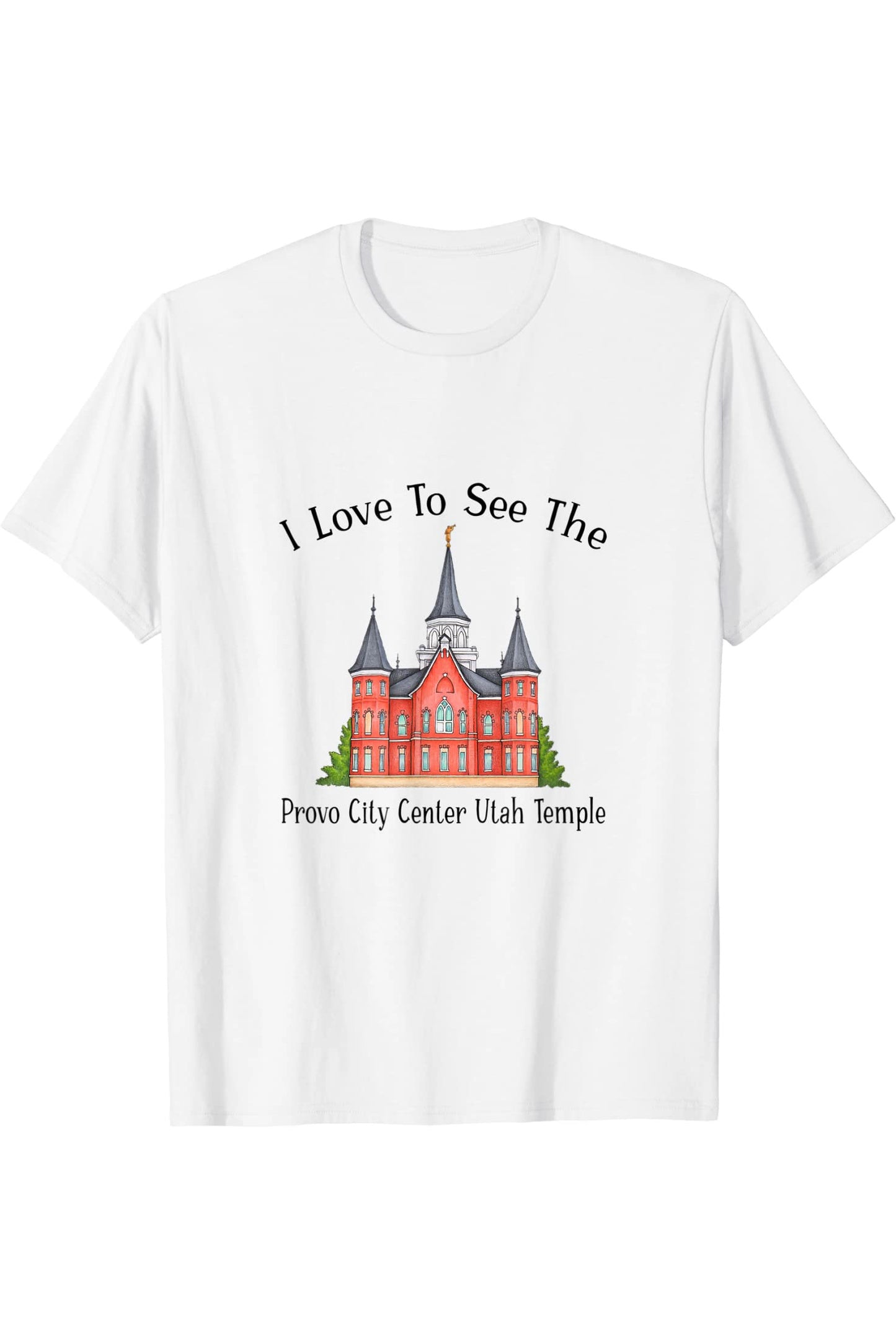 Provo City Center Utah Temple T-Shirt - Happy Style (English) US