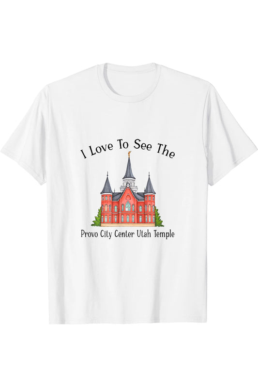 Provo City Center Utah Temple T-Shirt - Happy Style (English) US
