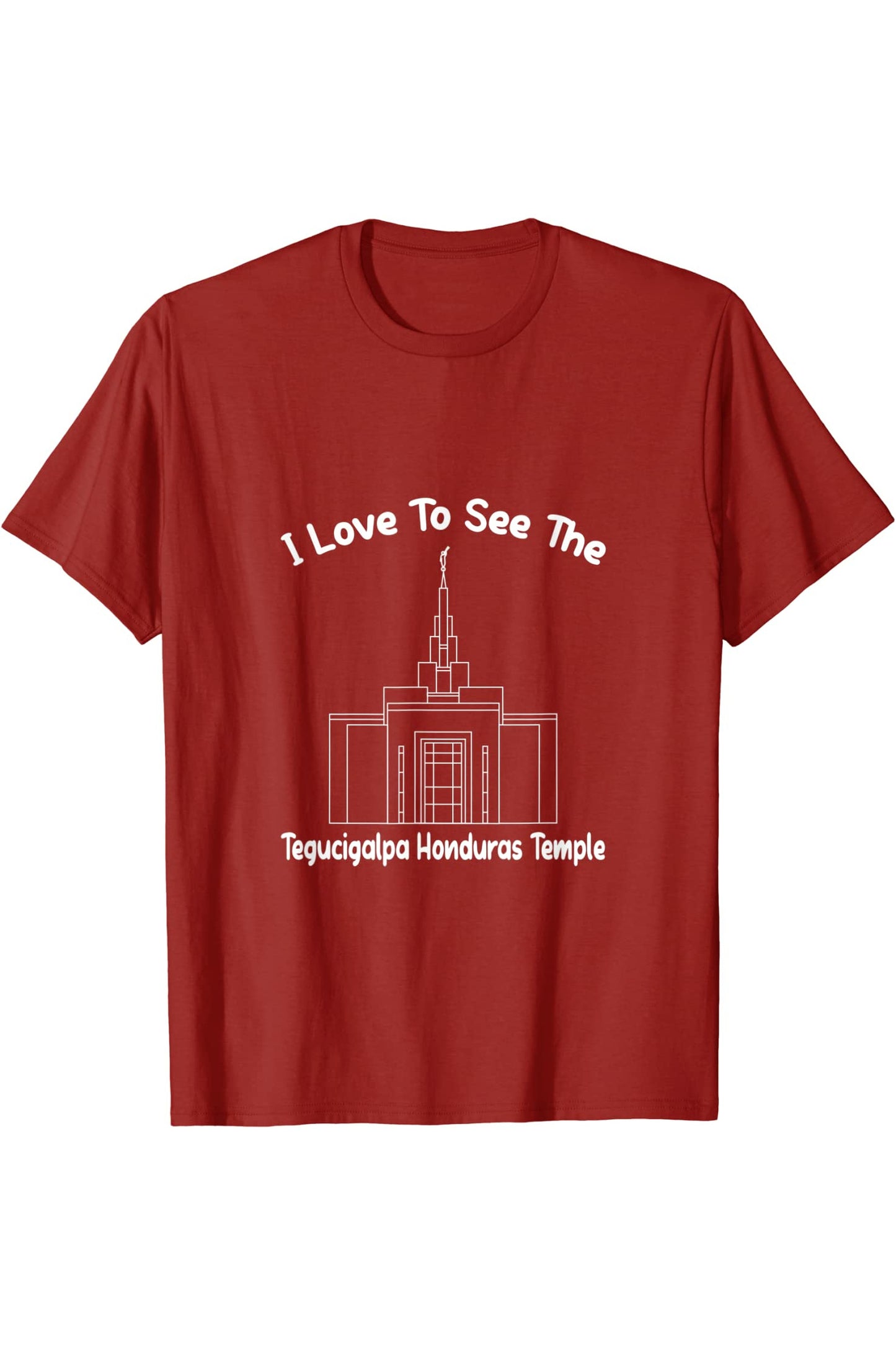 Tegucigalpa Honduras Temple T-Shirt - Primary Style (English) US