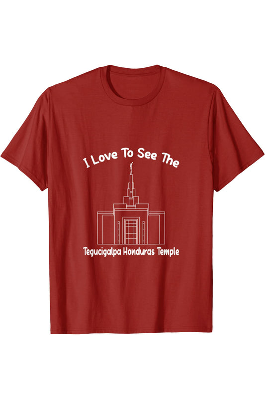 Tegucigalpa Honduras Temple T-Shirt - Primary Style (English) US