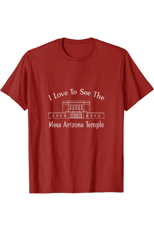 Mesa Arizona Temple T-Shirt - Happy Style (English) US