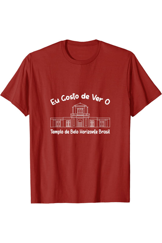 Belo Horizonte Brazil Temple T-Shirt - Primary Style (Portuguese) US