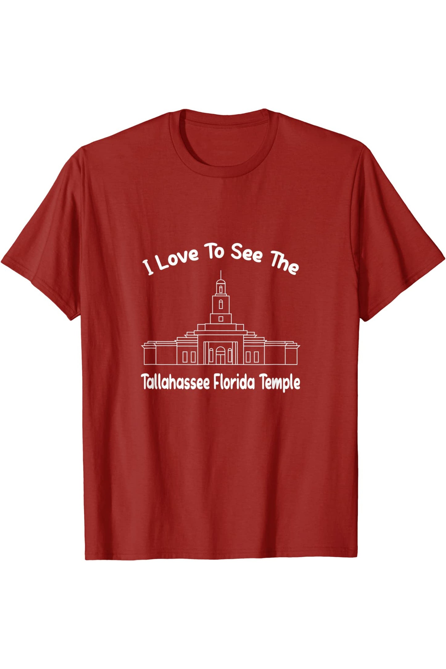 Tallahassee Florida Temple T-Shirt - Primary Style (English) US