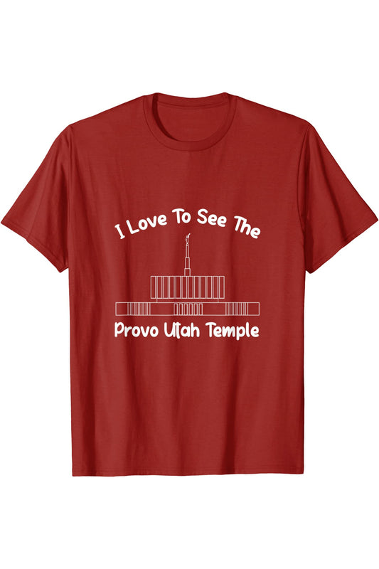 Temple Provo Utah, I love to see my temple, primary T-Shirt