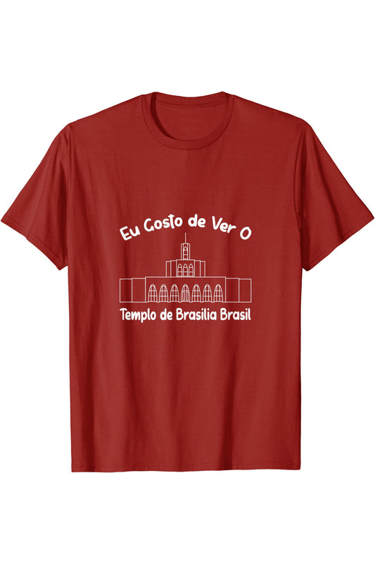 Brasilia Brazil Temple T-Shirt - Primary Style (Portuguese) US