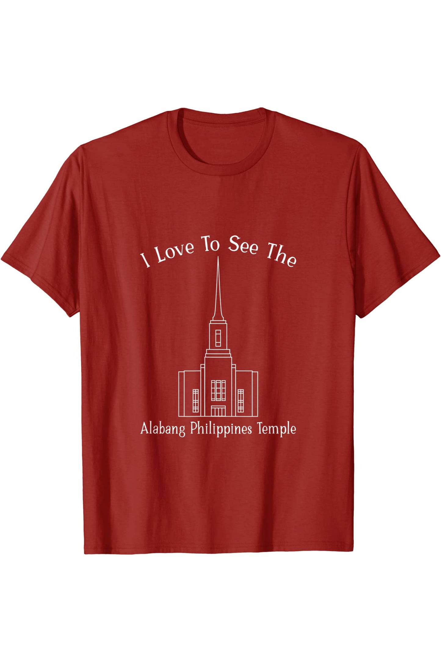 Alabang Philippines Temple T-Shirt - Happy Style (English) US