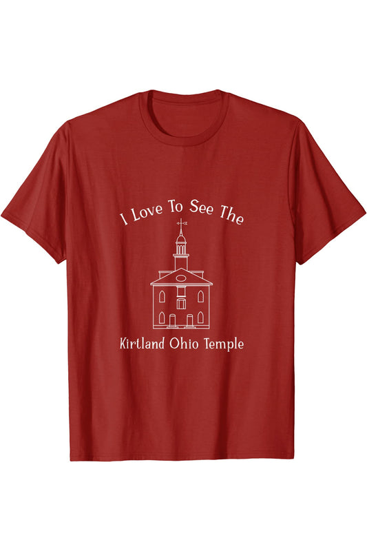 Kirtland Ohio Temple T-Shirt - Happy Style (English) US