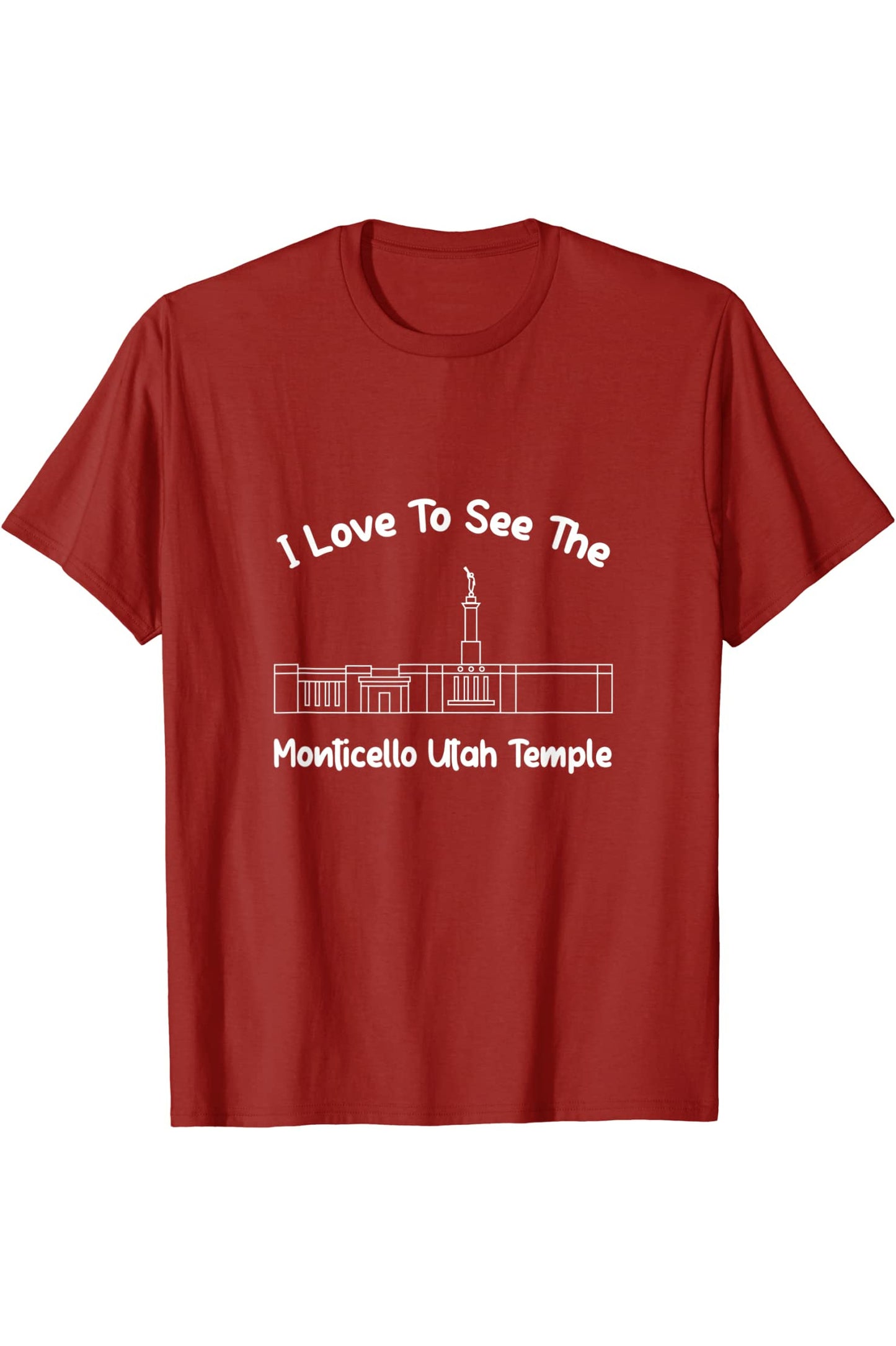 Monticello Utah Temple T-Shirt - Primary Style (English) US