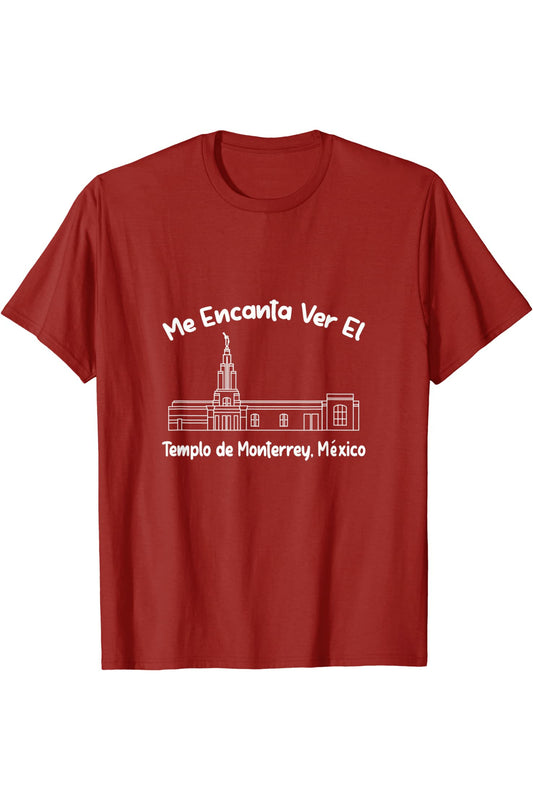 Monterrey Mexico Temple, I love to see my temple (espagnol) T-Shirt