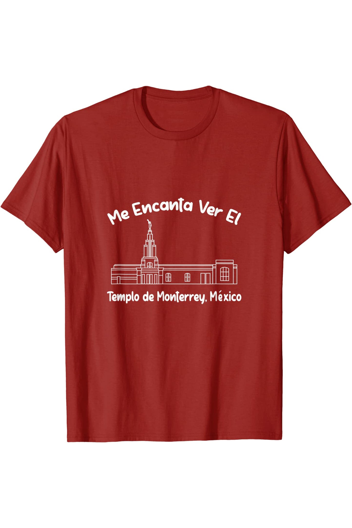 Monterrey Mexico Temple T-Shirt - Primary Style (Spanish) US