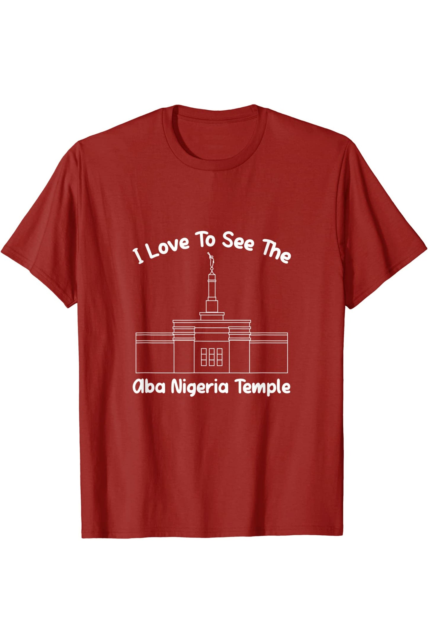 Aba Nigeria Temple T-Shirt - Primary Style (English) US