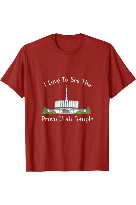 Provo Utah Temple T-Shirt - Happy Style (English) US