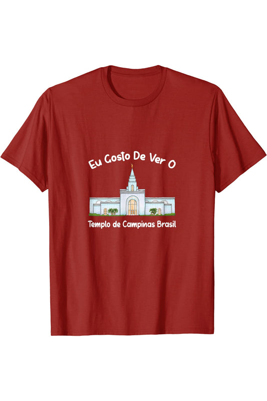 Templo de Manaus Brasil T-Shirt - Primary Style (Portuguese) US