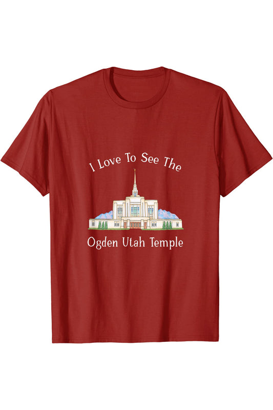 Ogden Utah Temple T-Shirt - Happy Style (English) US