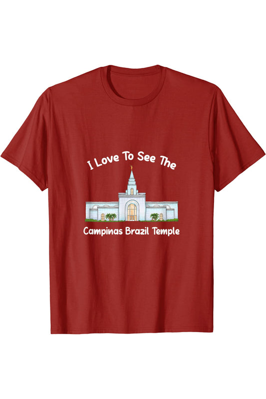 Campinas Brazil Temple T-Shirt - Primary Style (English) US