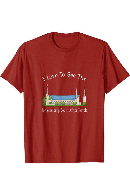 Johannesburg South Africa Temple T-Shirt - Happy Style (English) US