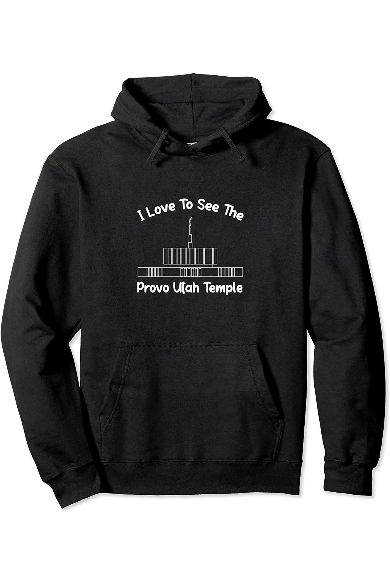 Provo Utah Temple Pullover Hoodie - Primary Style (English) US