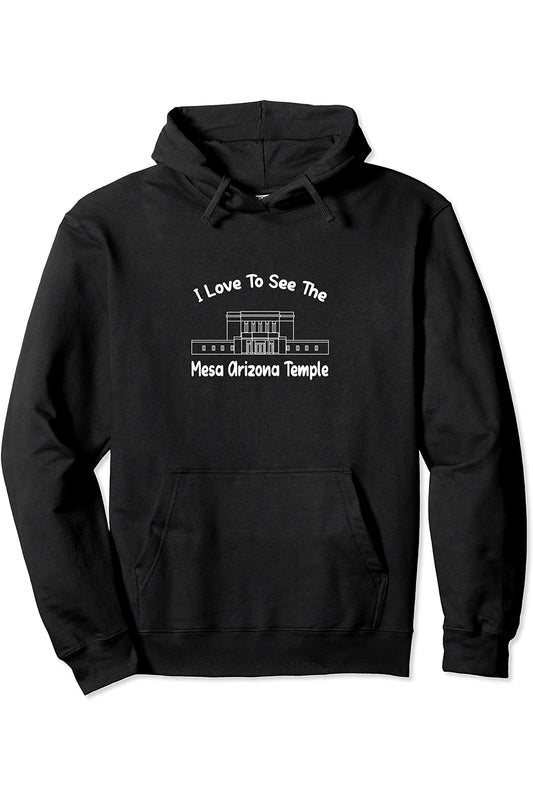 Mesa Arizona Temple Pullover Hoodie - Primary Style (English) US