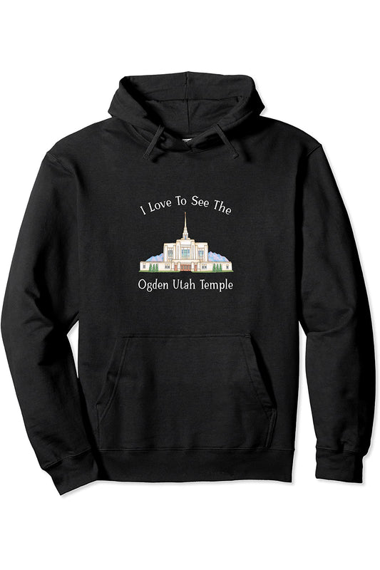 Ogden Utah Temple Pullover Hoodie - Happy Style (English) US