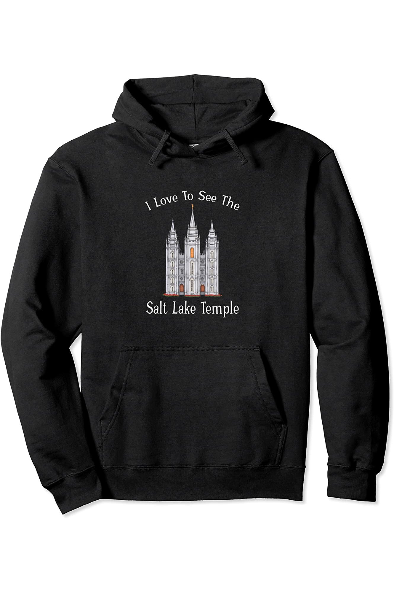 Salt Lake Temple Pullover Hoodie - Happy Style (English) US