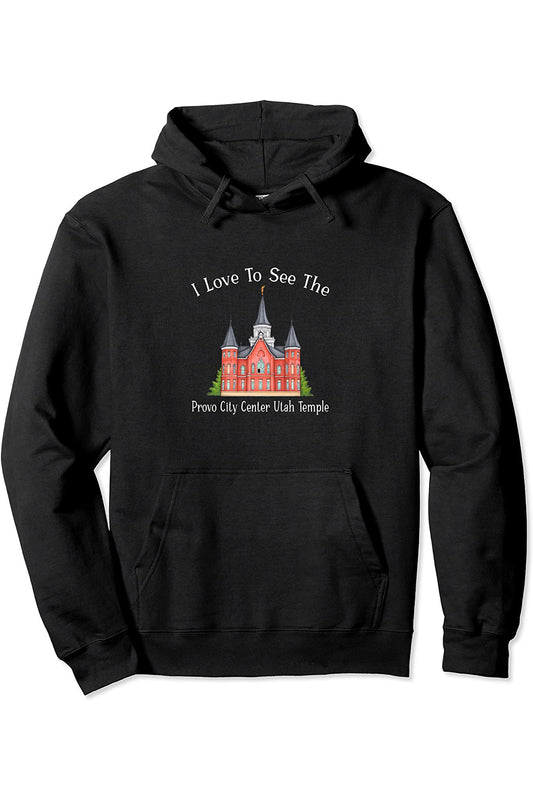 Provo City Center Utah Temple Pullover Hoodie - Happy Style (English) US